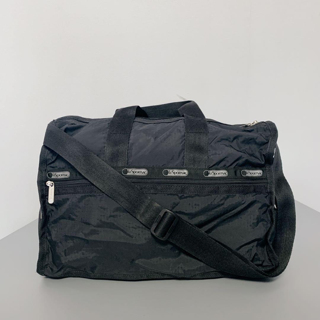 ✨極美品 LeSportsac 2way ボストンバッグ ブラックLG ポーチ付