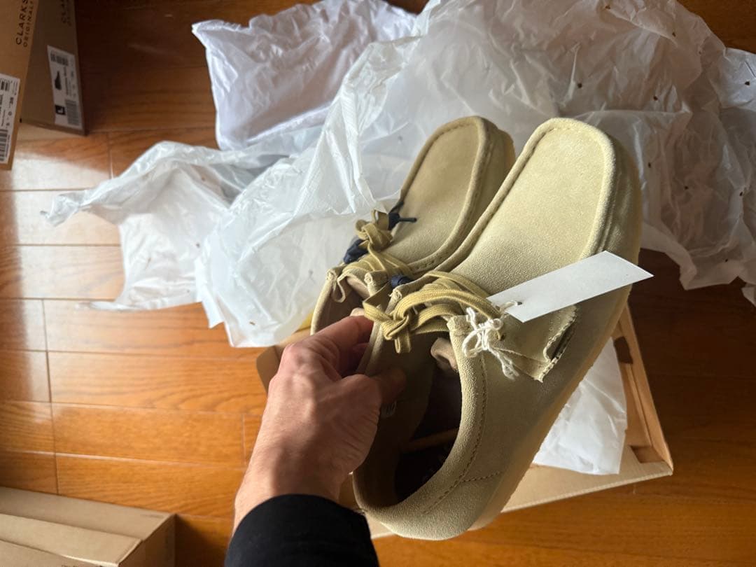 靴 Clarks Originals Wallabe Maple Suede