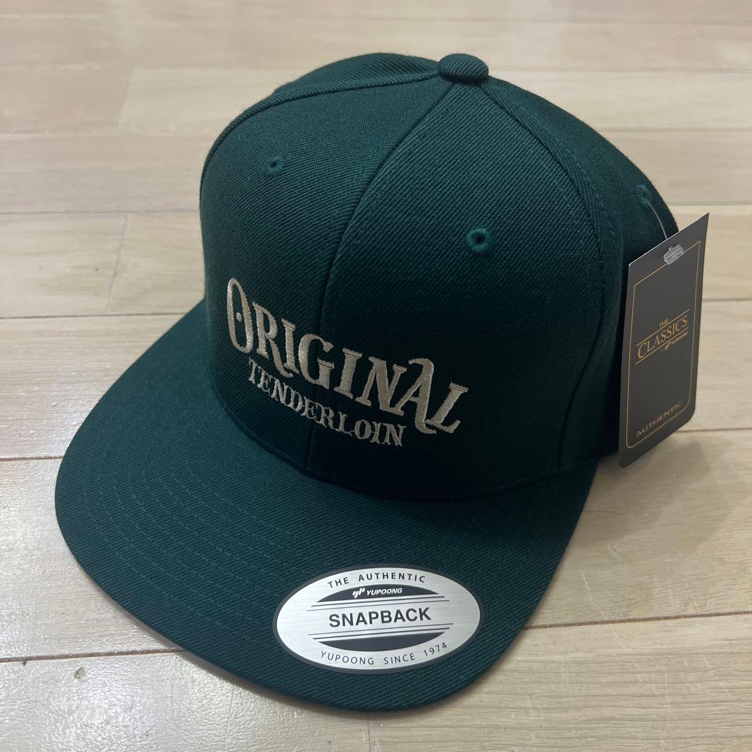 テンダーロイン CAP OT フラット バイザー ベースボールキャップ グリーン