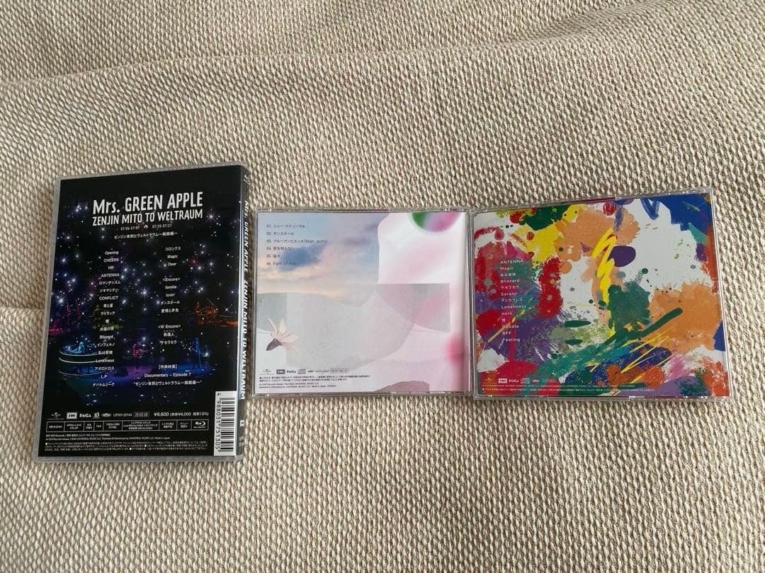 Mr. GREEN APPLE Blu-rayとCD2枚