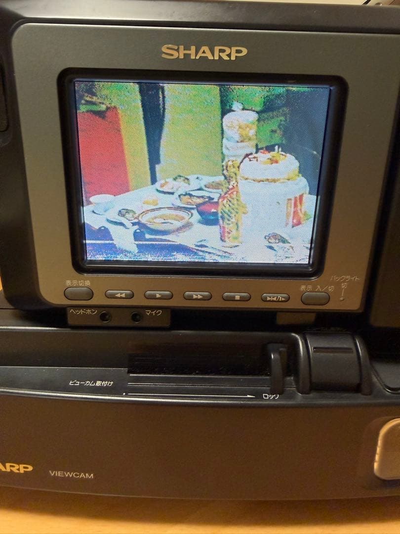 【動作良好】VideoHi8 シャープVL-HL50 8ミリビデオ鑑賞、DVD化