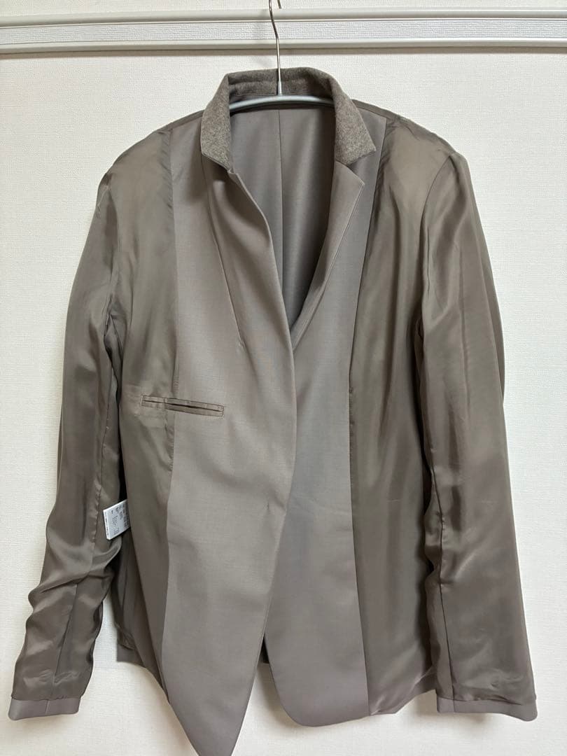 【超美品】theory luxe ジャケットBergman4 サイズ42 トープ