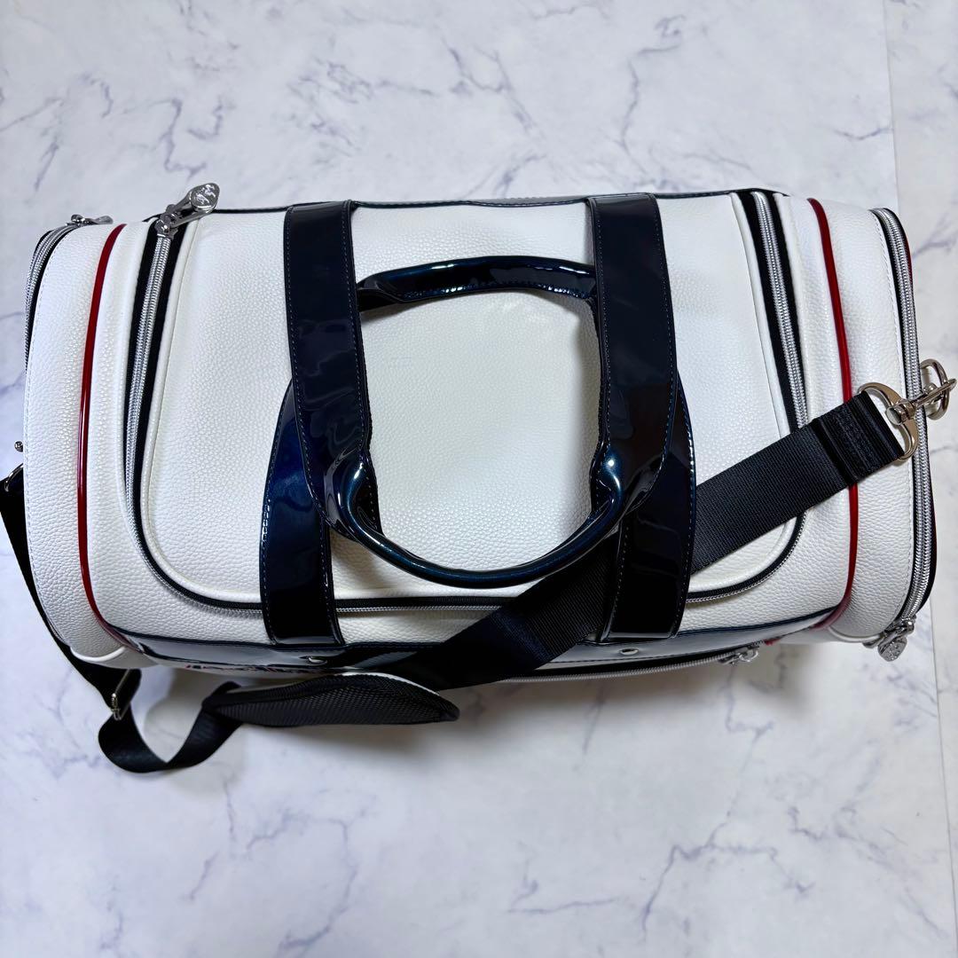 極美品 アドミラル ボストンバッグ ユニオンジャック エナメル 2way