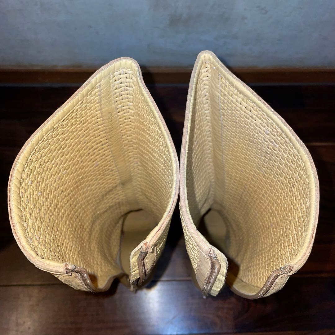 CASADEI ロングブーツ　ベージュ　9 1/2 B