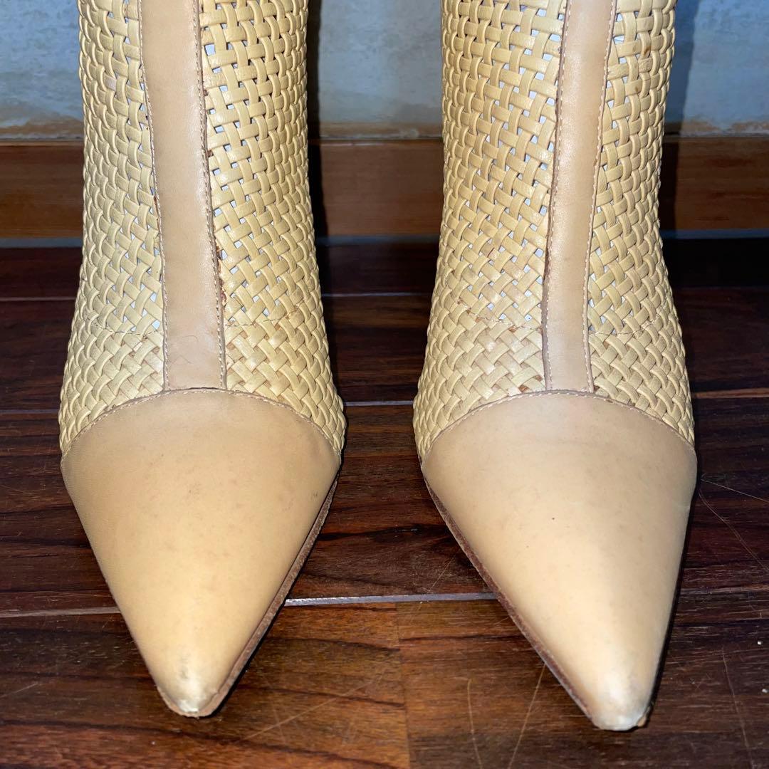 CASADEI ロングブーツ　ベージュ　9 1/2 B