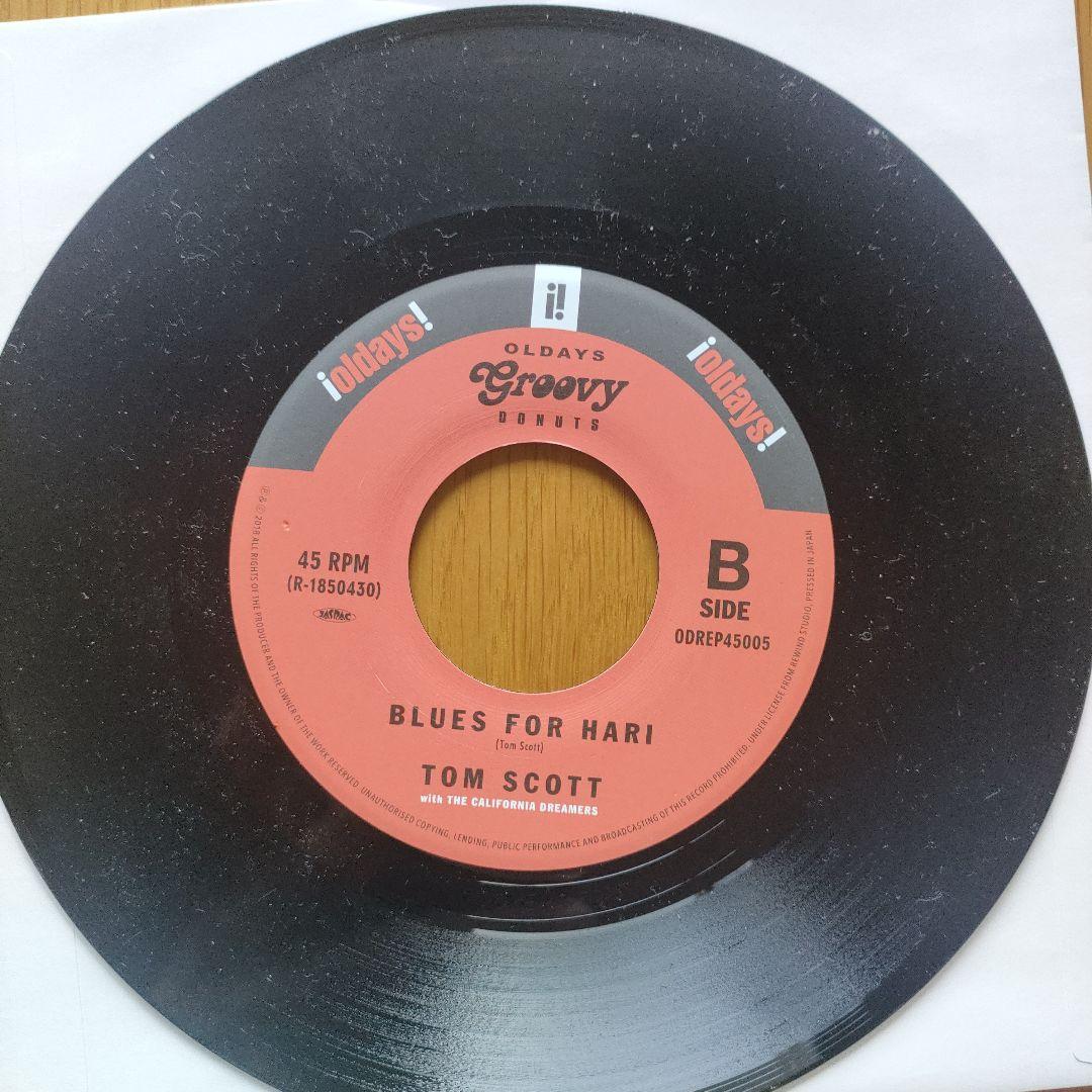 【国内盤 再発】TOM SCOTT / TODAY 7inch
