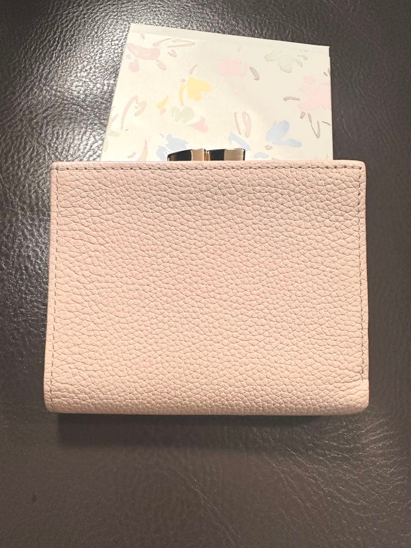 皇居　財布　ピンクベージュ