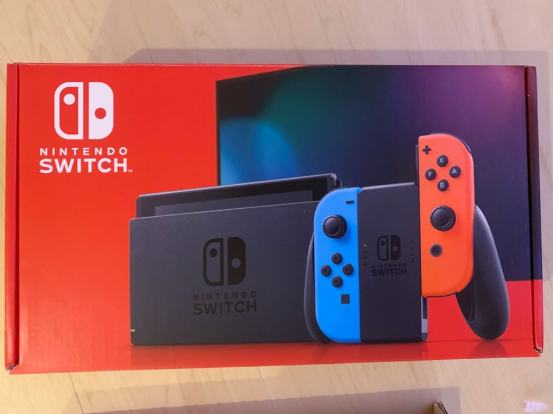 プロコン付きNintendo Switchスイッチネオンブルーレッド