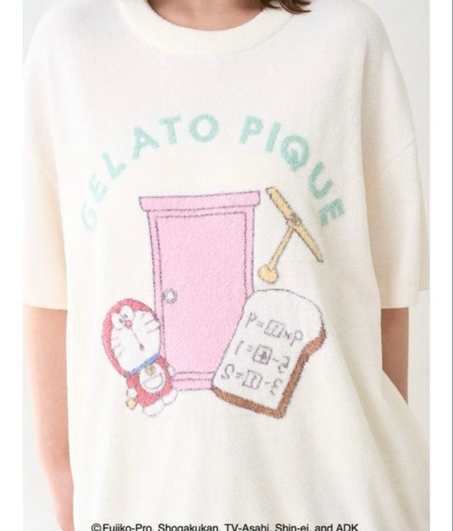 gelato pique 【ドラえもん】ジャガードプルオーバー&ショートパンツ