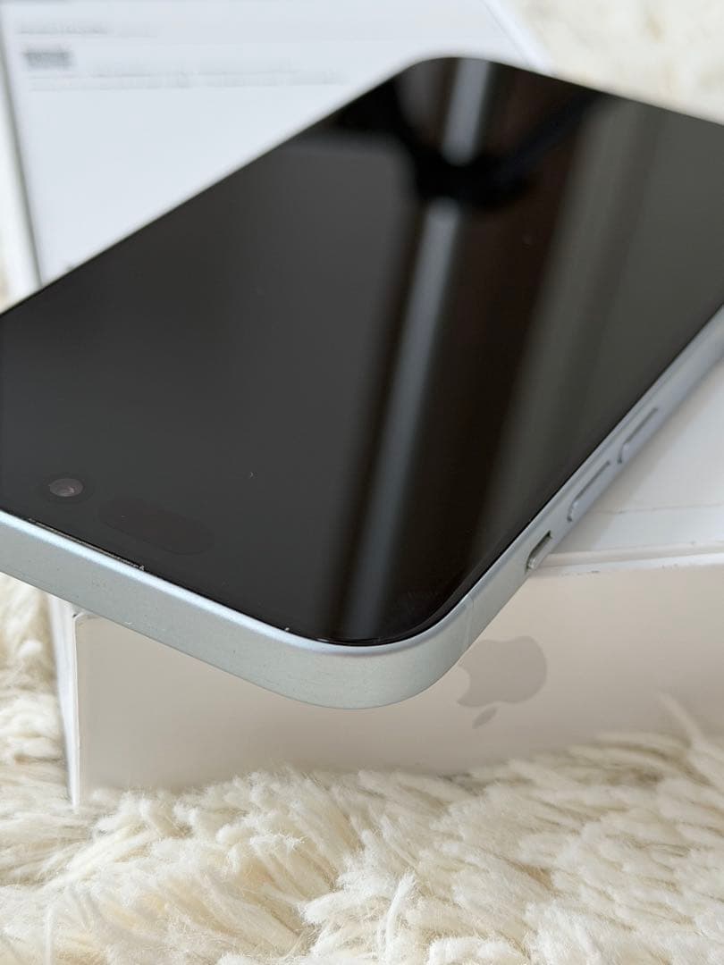 【美品】iPhone 15 ブルー 128GB 本体 SIMフリー
