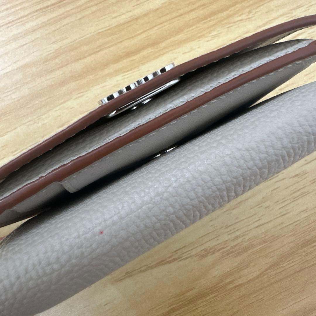 LOEWE 三つ折り財布 ライトグレー