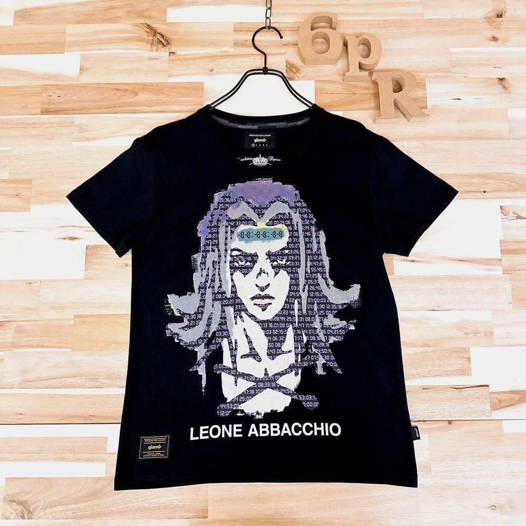 激レア【グラム×ジョジョの奇妙な冒険】レオーネ・アバッキオ 半袖Tシャツ 黒×紫