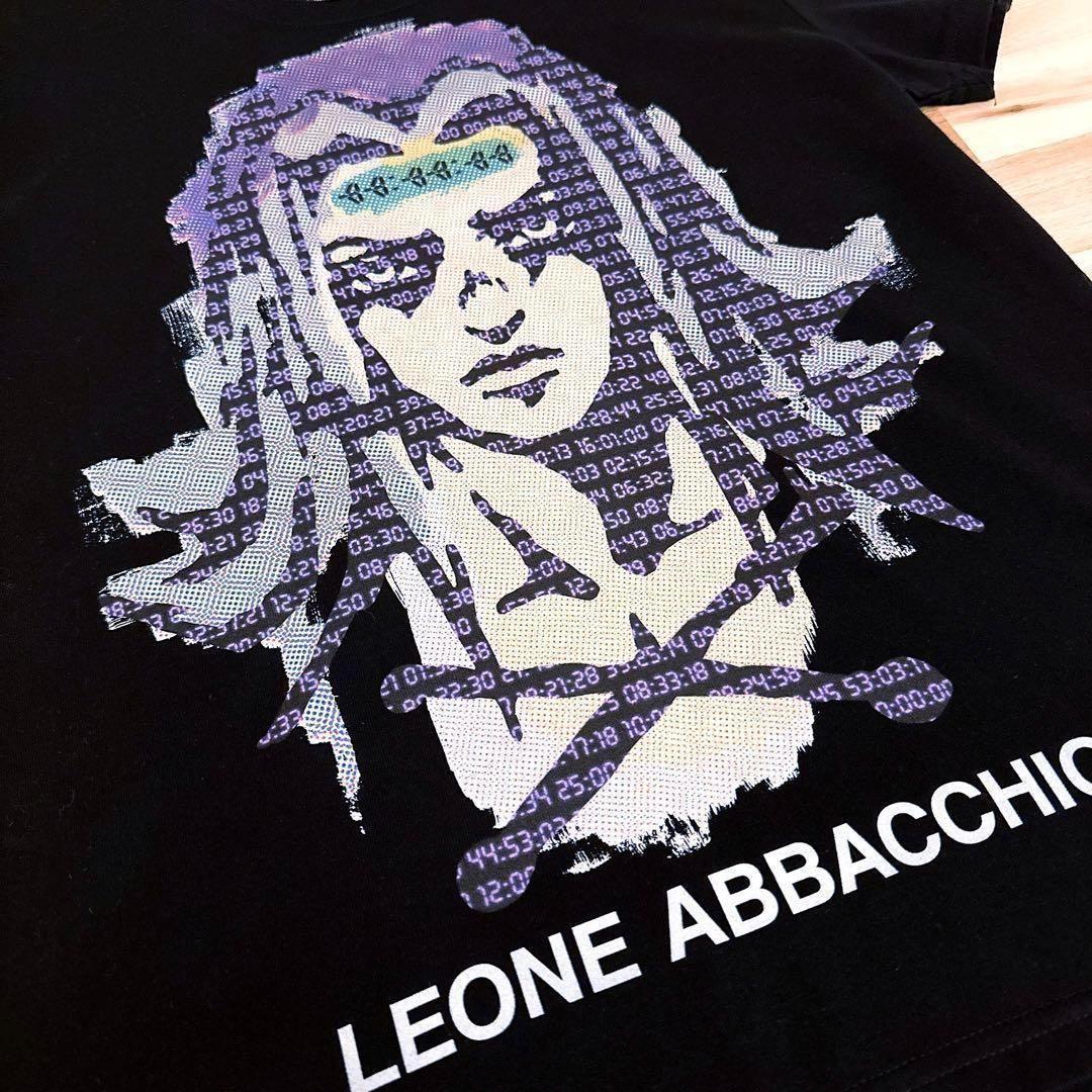 激レア【グラム×ジョジョの奇妙な冒険】レオーネ・アバッキオ 半袖Tシャツ 黒×紫