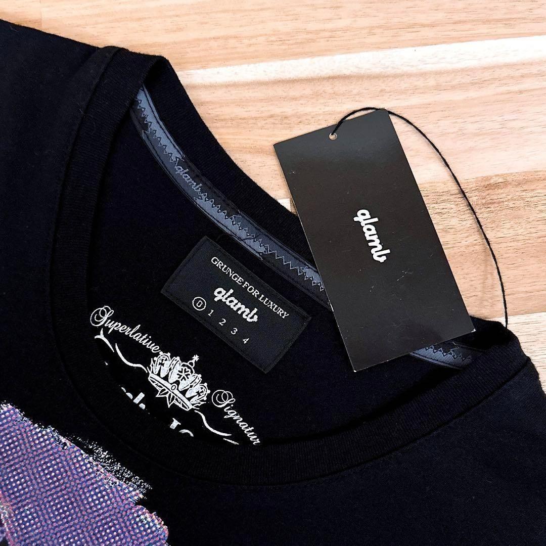 激レア【グラム×ジョジョの奇妙な冒険】レオーネ・アバッキオ 半袖Tシャツ 黒×紫