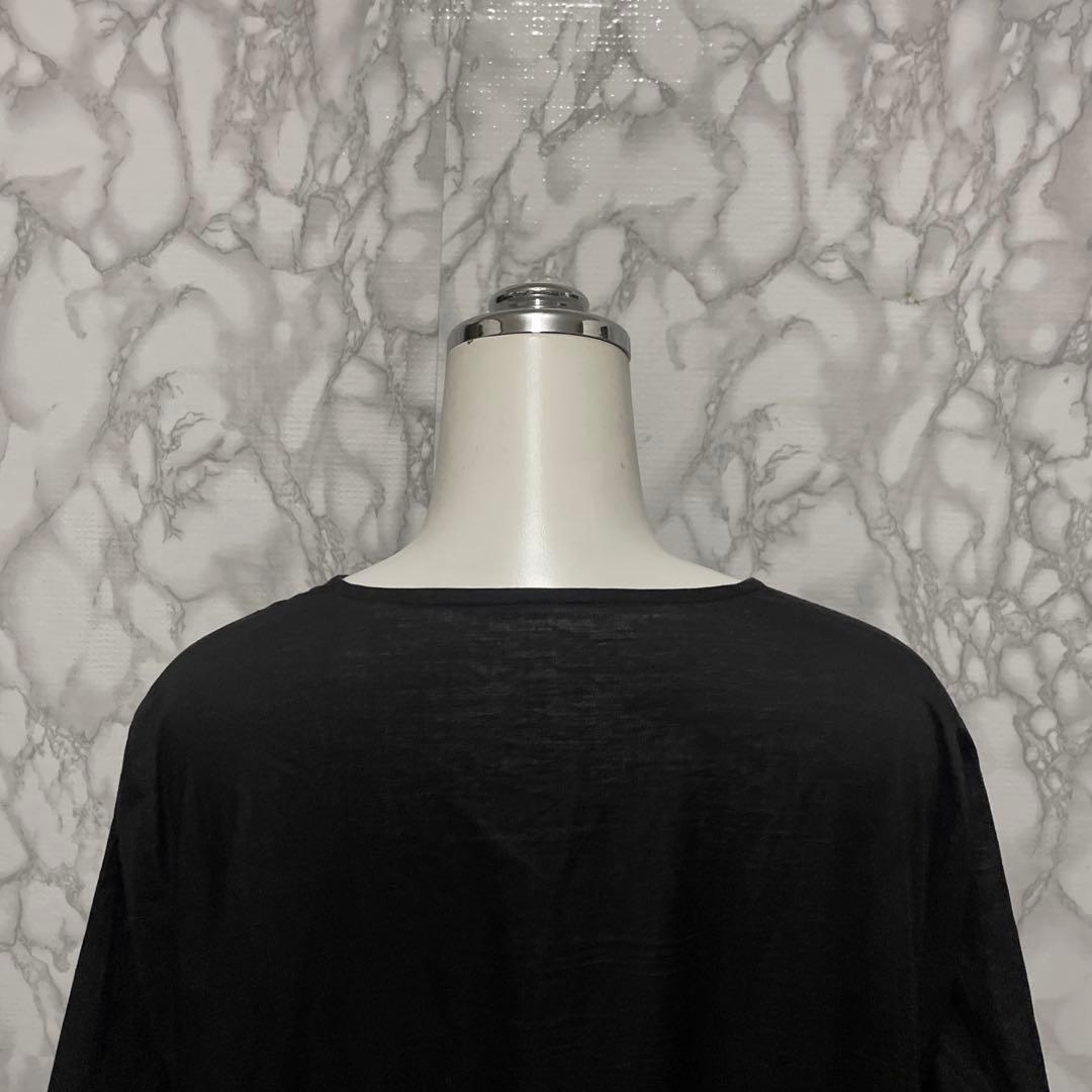 良品　MERLETTE デザインシャツワンピース　ノーカラー　インドコットン
