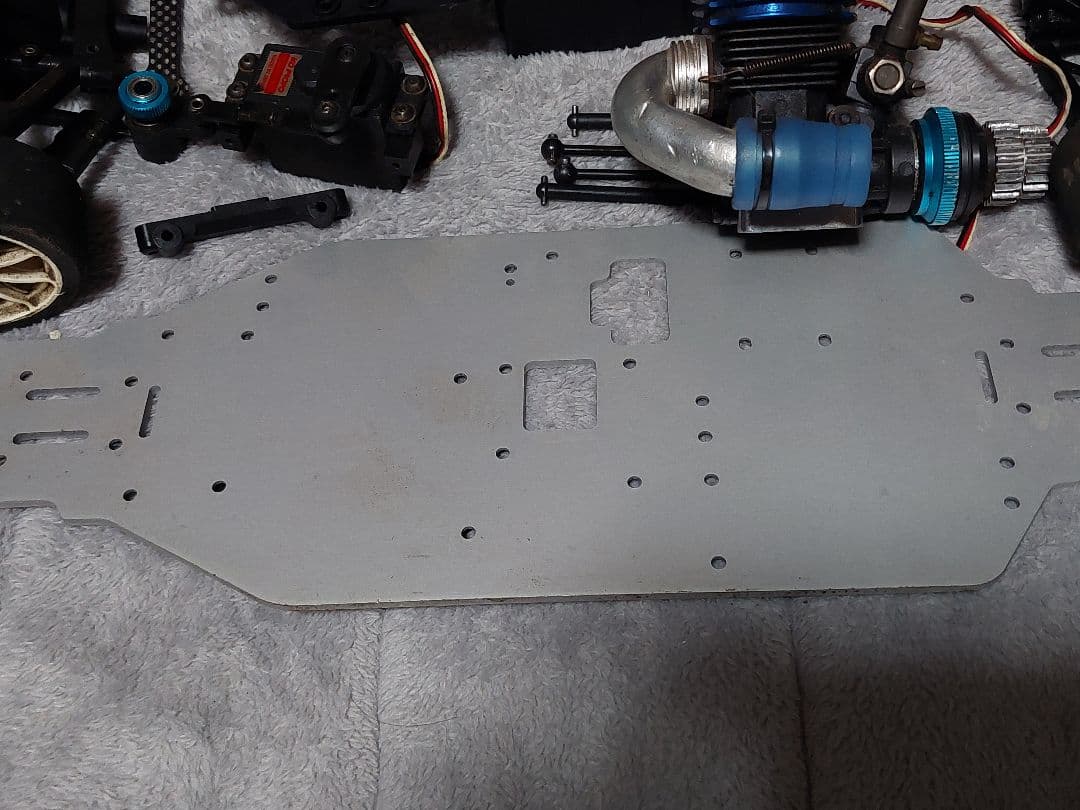 タミヤTG-10Mark2ラジコン パーツセット 未使用アルミ製シャーシ