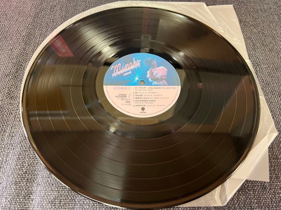 本田美奈子 ザ・ヴァージン・コンサート WTP-90386 LP 邦楽レコード