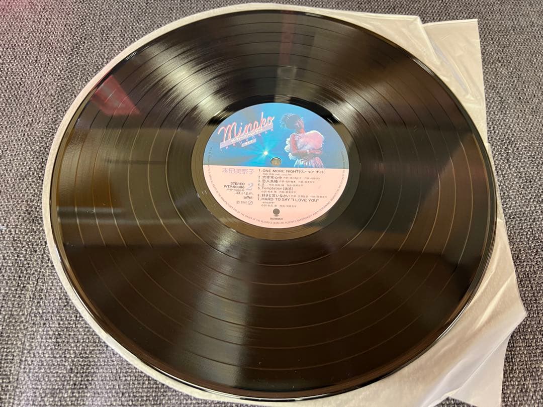 本田美奈子 ザ・ヴァージン・コンサート WTP-90386 LP 邦楽レコード