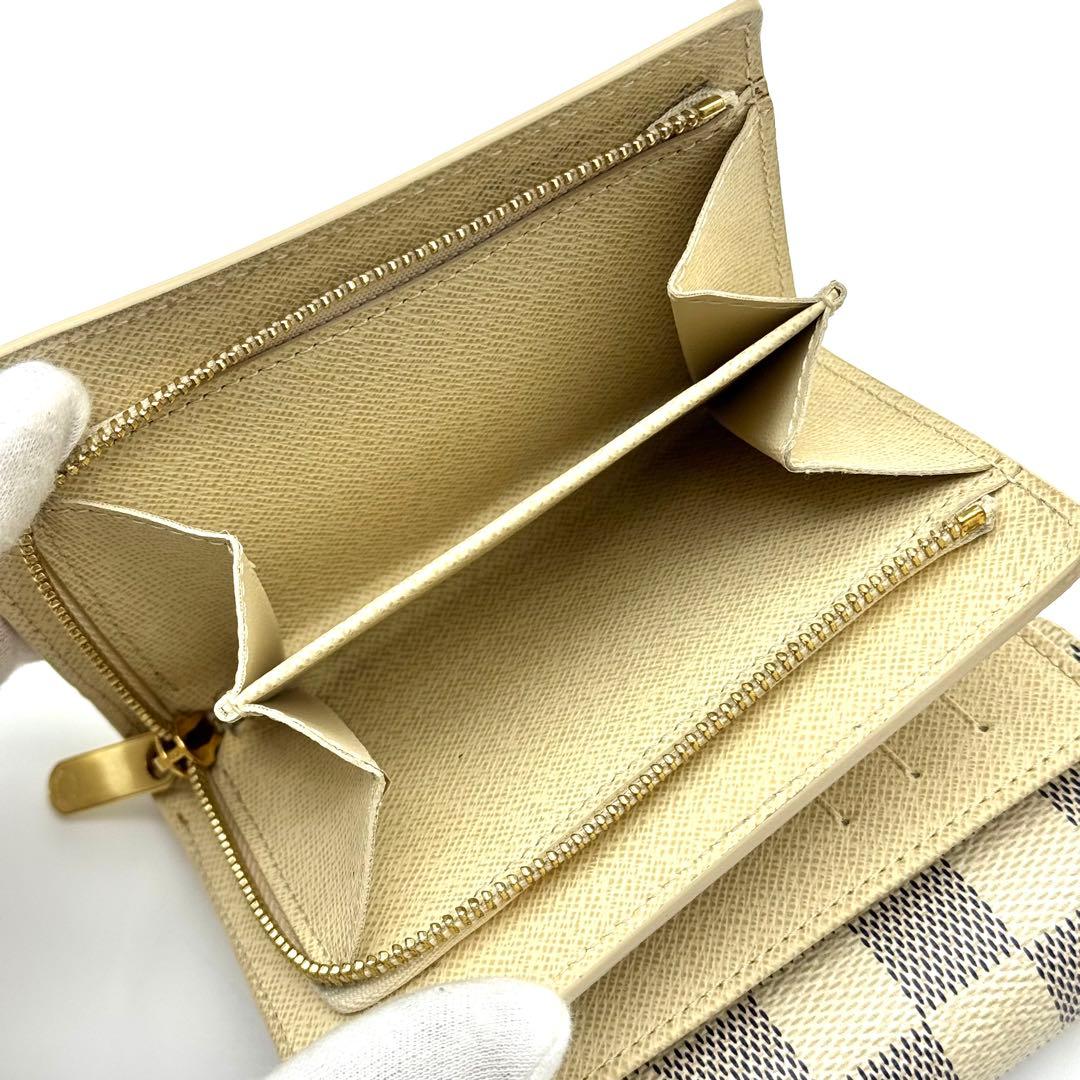 【美品】 ルイヴィトン ダミエ ポルトフォイユ ジョイ カード9枚 三つ折り
