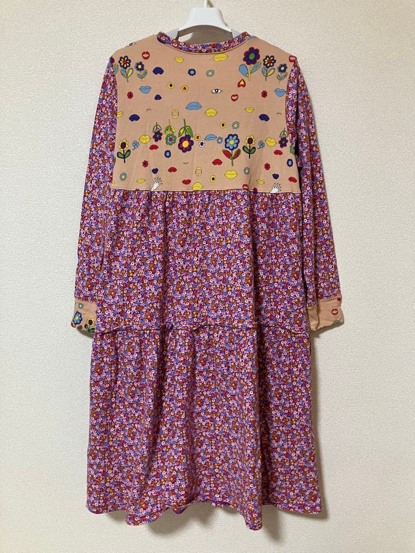 ツモリチサト スリープ ルームウェア パジャマ ワンピース 花柄 ワコール 長袖