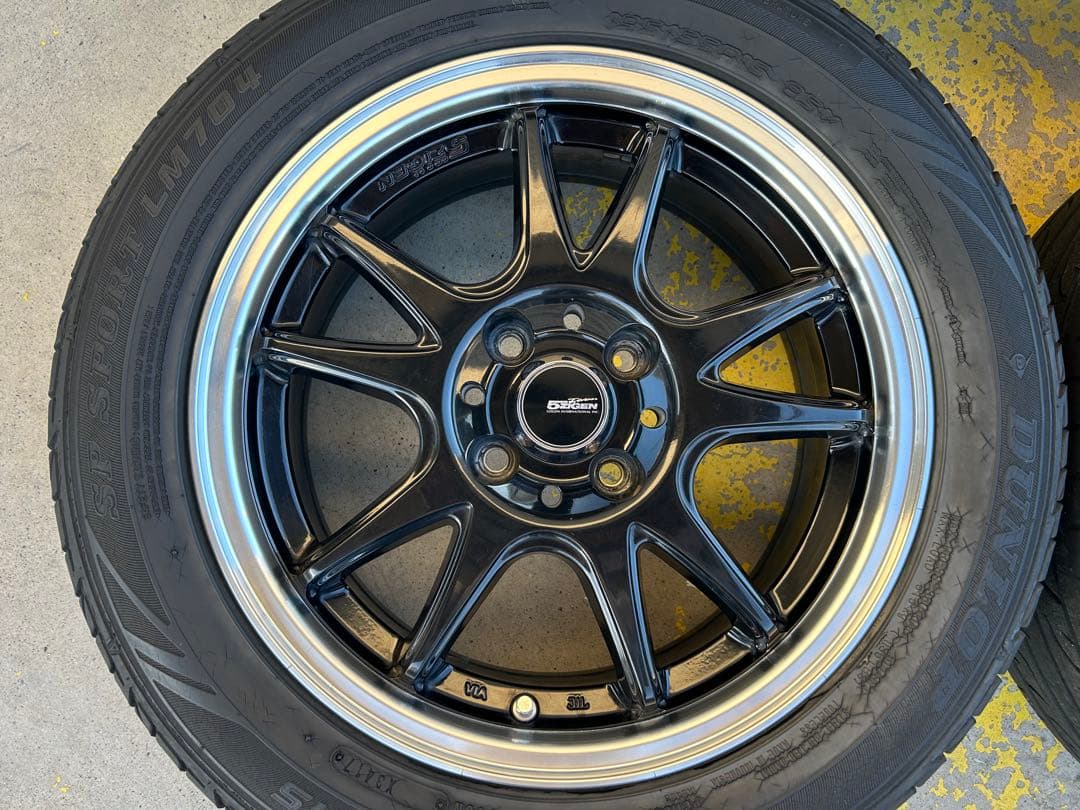 5ZIGEN 15インチ 6J 100-4H +38 4本セット