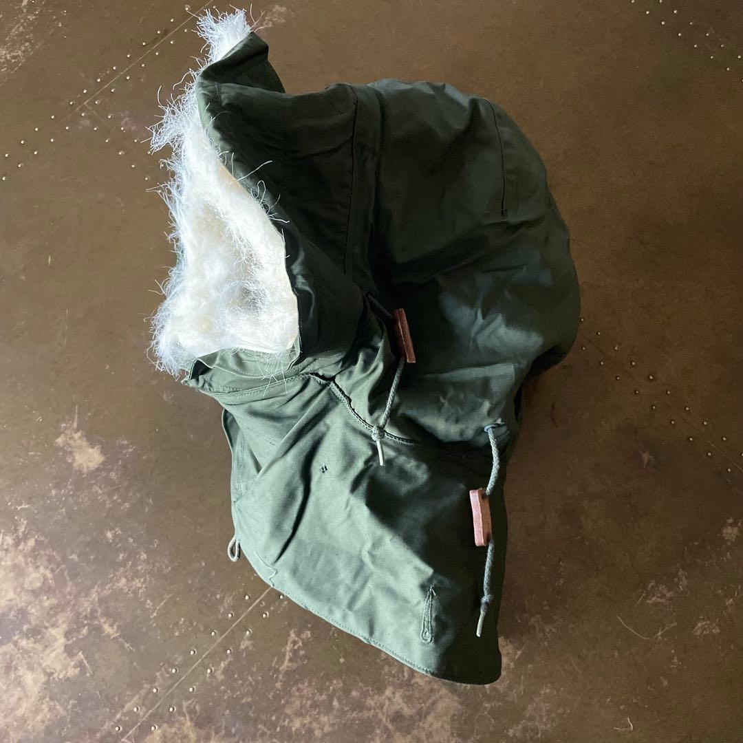 デッドストック米軍 M-65パーカー用フード フィッシュテール アクリルファー