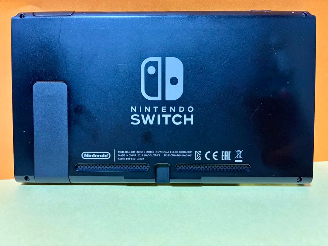 【箱無し】Nintendo Switch 本体 グレー　コントローラー左無し