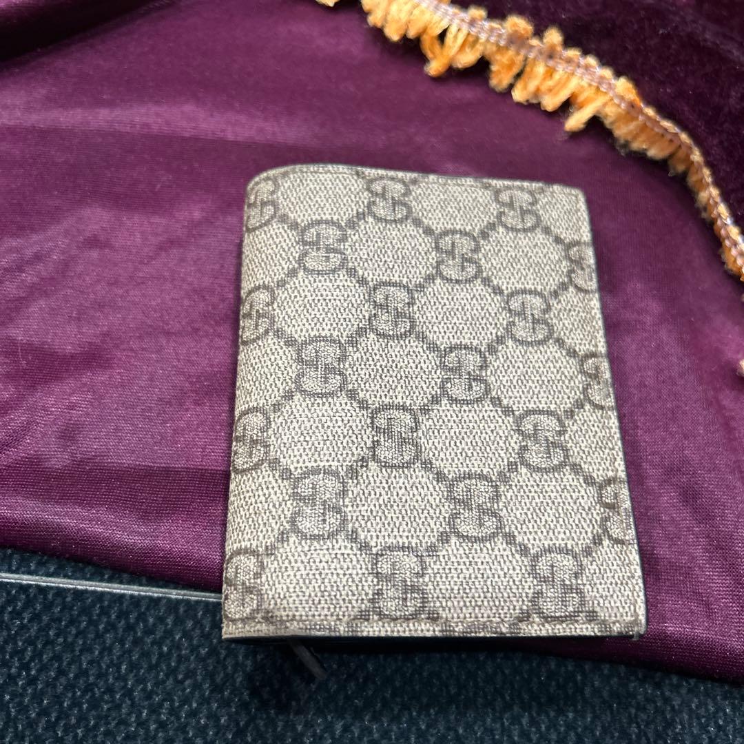 GUCCI グッチ 折り財布 マーモント GG スプリーム コンパクト