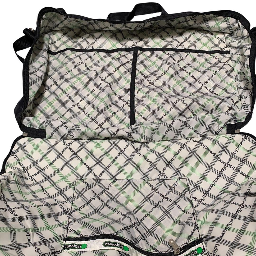 【LeSportsac】 レスポートサック ブラック ボストンバッグ トラベル
