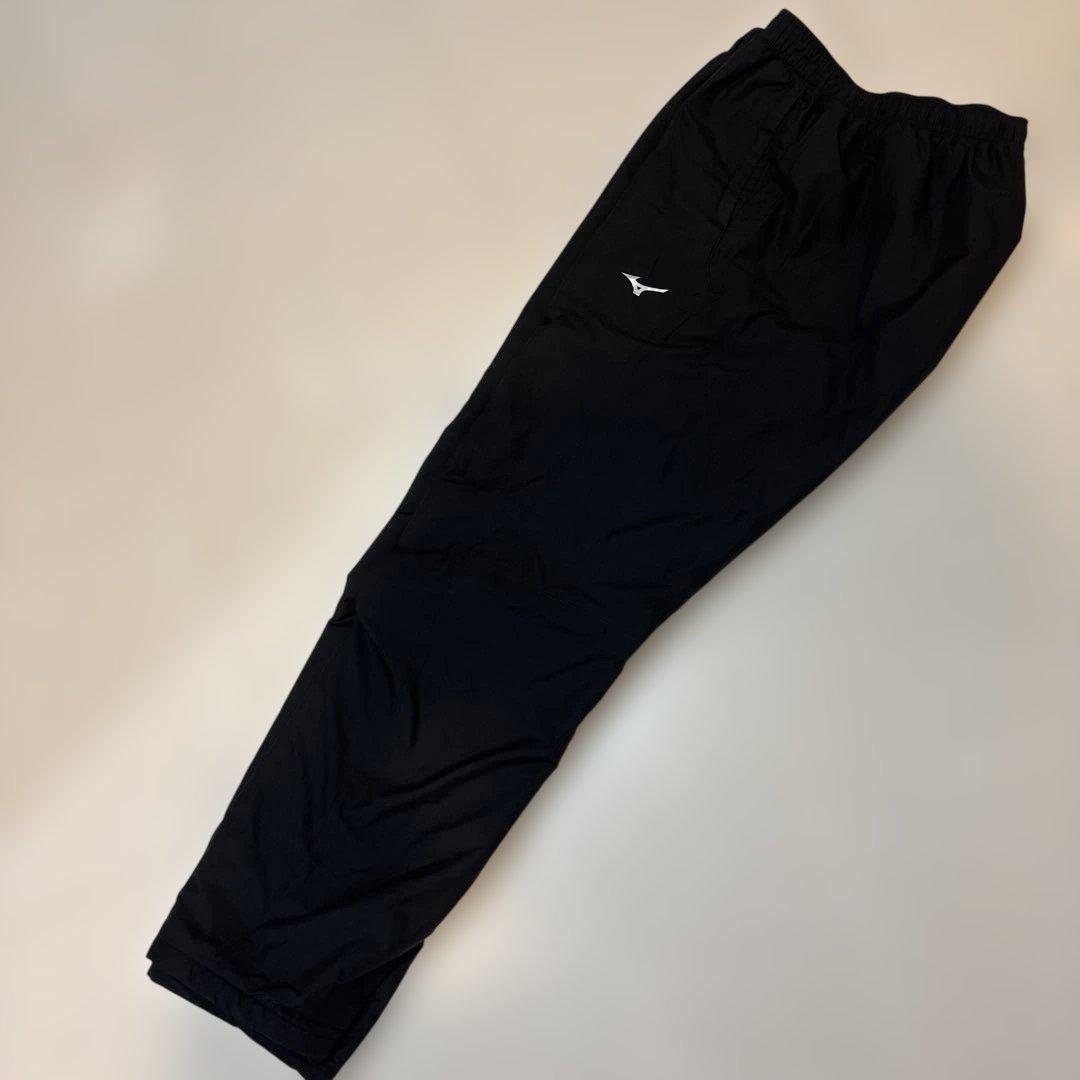 【MIZUNO】ミズノ中綿入りウォーマー上下 防寒 赤黒 ☆美品☆