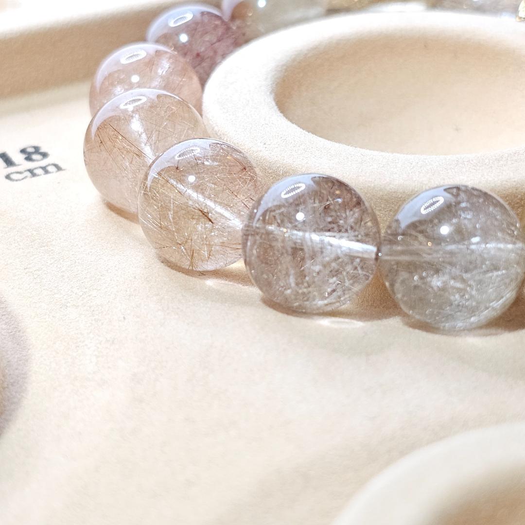 ミックスルチル ブレスレット【大玉 約14mm~16mm】