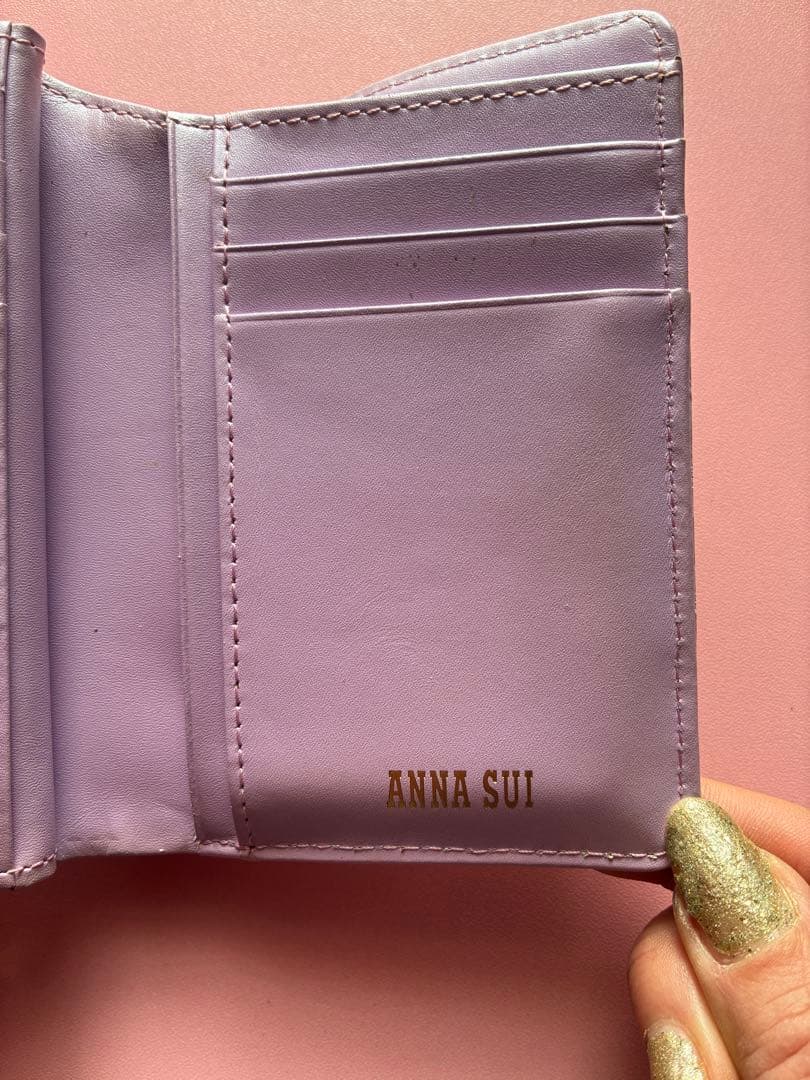『美品』ANNA SUI 二つ折りがま口財布