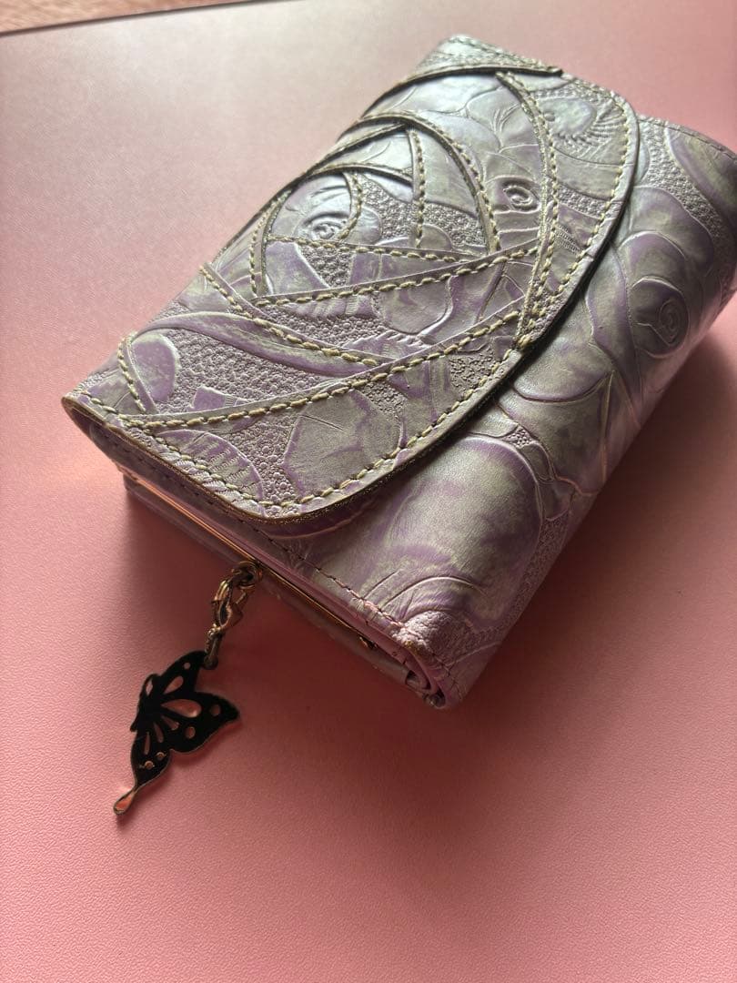 『美品』ANNA SUI 二つ折りがま口財布