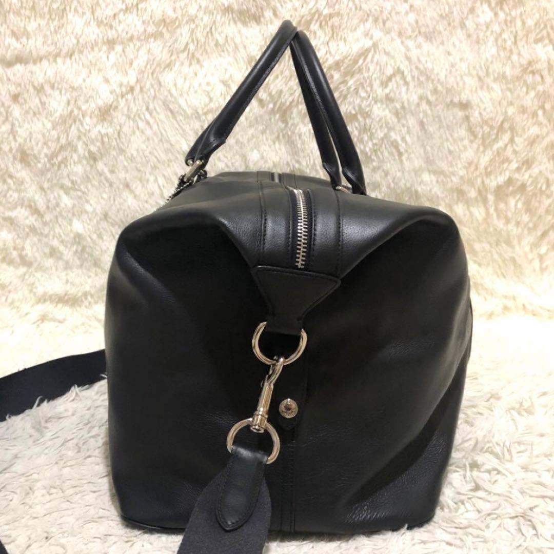 未使用級✨コーチ レザー　2way ボストンバッグ ショルダーバッグ ブラック