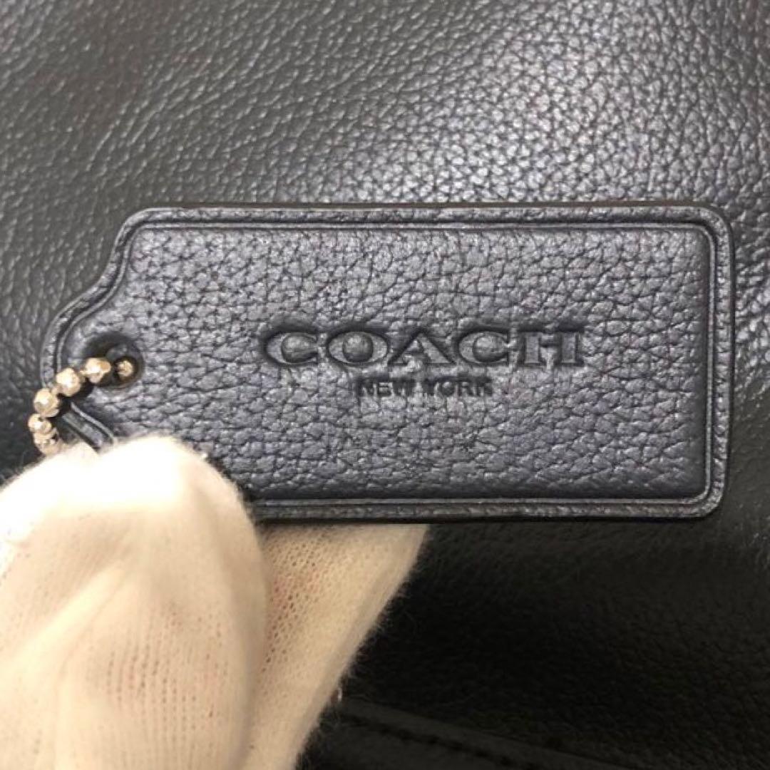 未使用級✨コーチ レザー　2way ボストンバッグ ショルダーバッグ ブラック