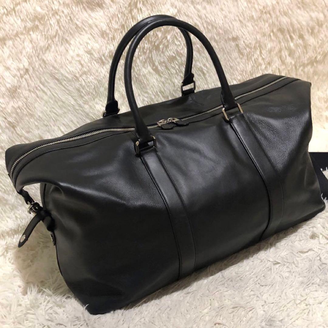 未使用級✨コーチ レザー　2way ボストンバッグ ショルダーバッグ ブラック