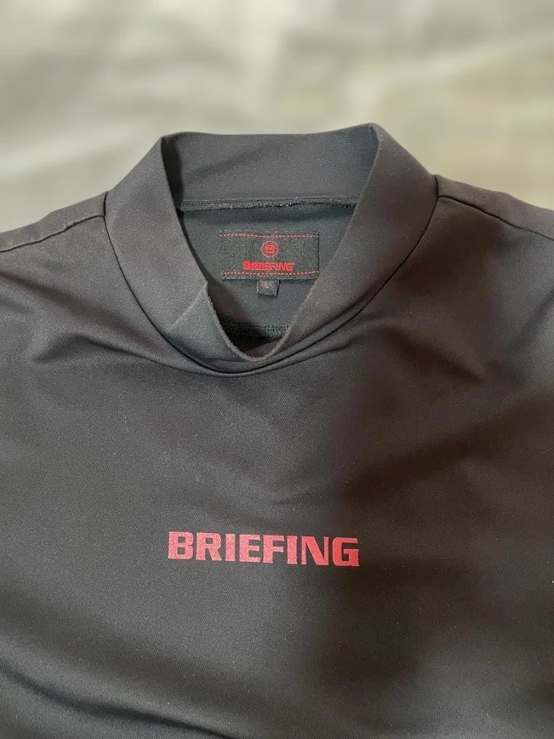 BRIEFING モックネック　ブラック　sizeL