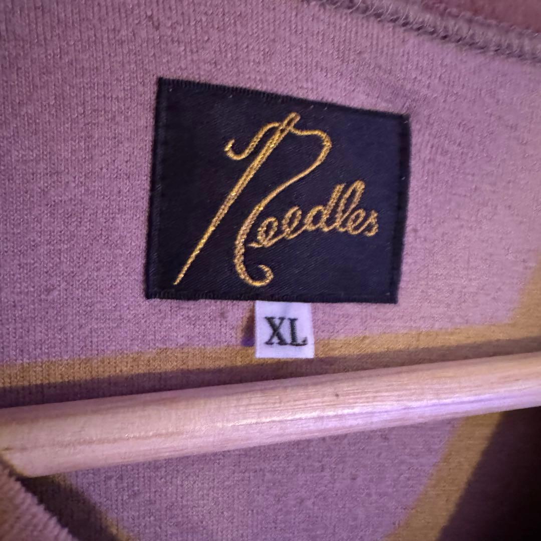 Needles ベロア トラック ジャケット ベージュ MR291 XL