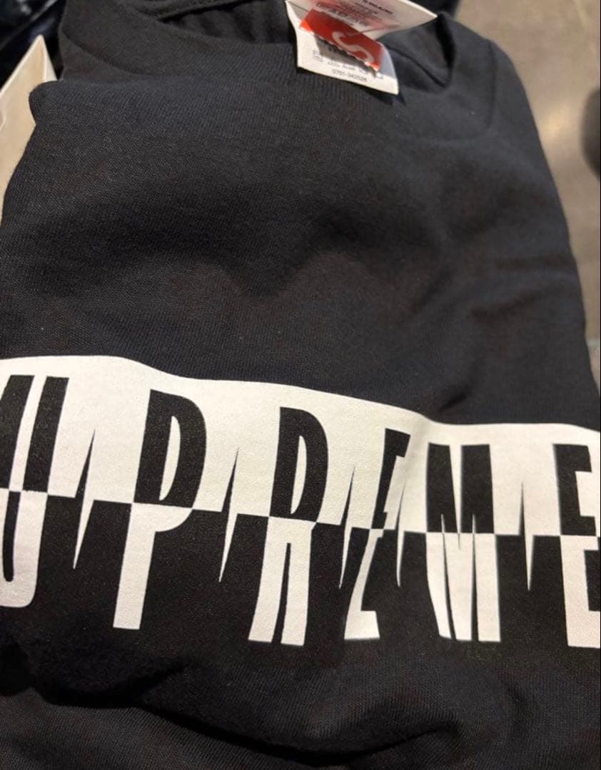 【新品】Supreme Split Tee ブラック Mサイズ
