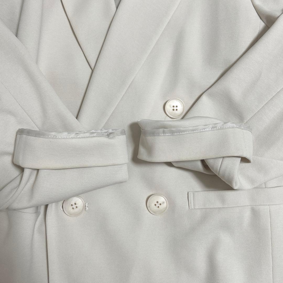 Ballsey プレシャスモック ダブルブレストジャケット　ライトベージュ