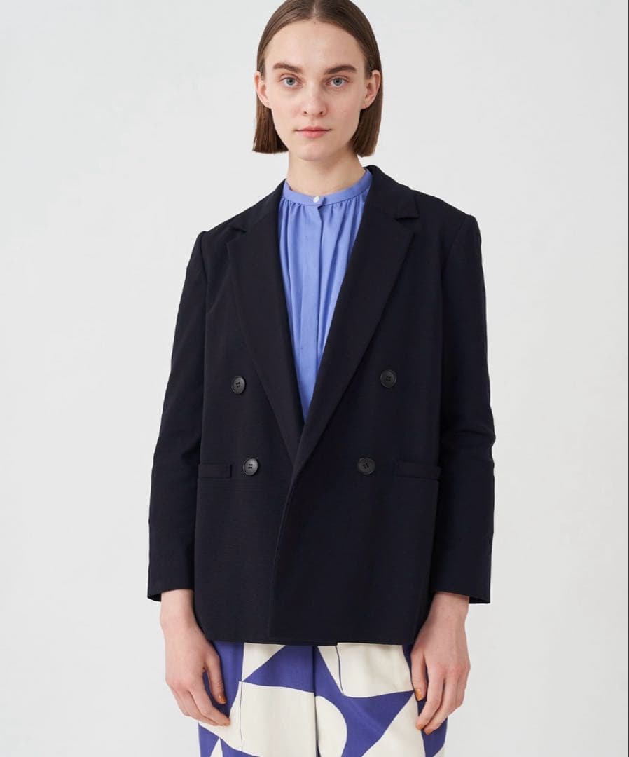 Ballsey プレシャスモック ダブルブレストジャケット　ライトベージュ
