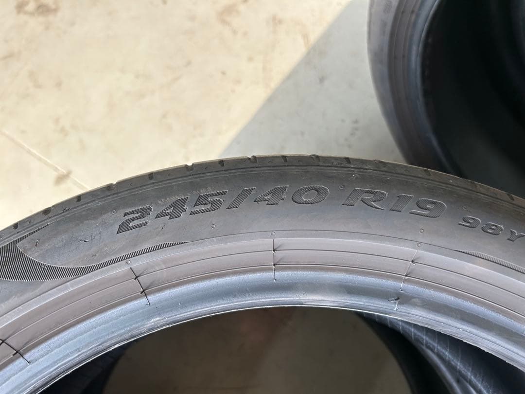 最終値下 ピレリ Pzero 23年製 245/40/R19 2本 5〜6分山