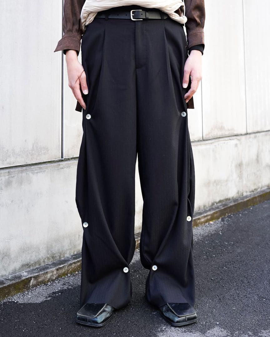 aenrmous SS25/SYNTHESIS PANTS 変形スラックス