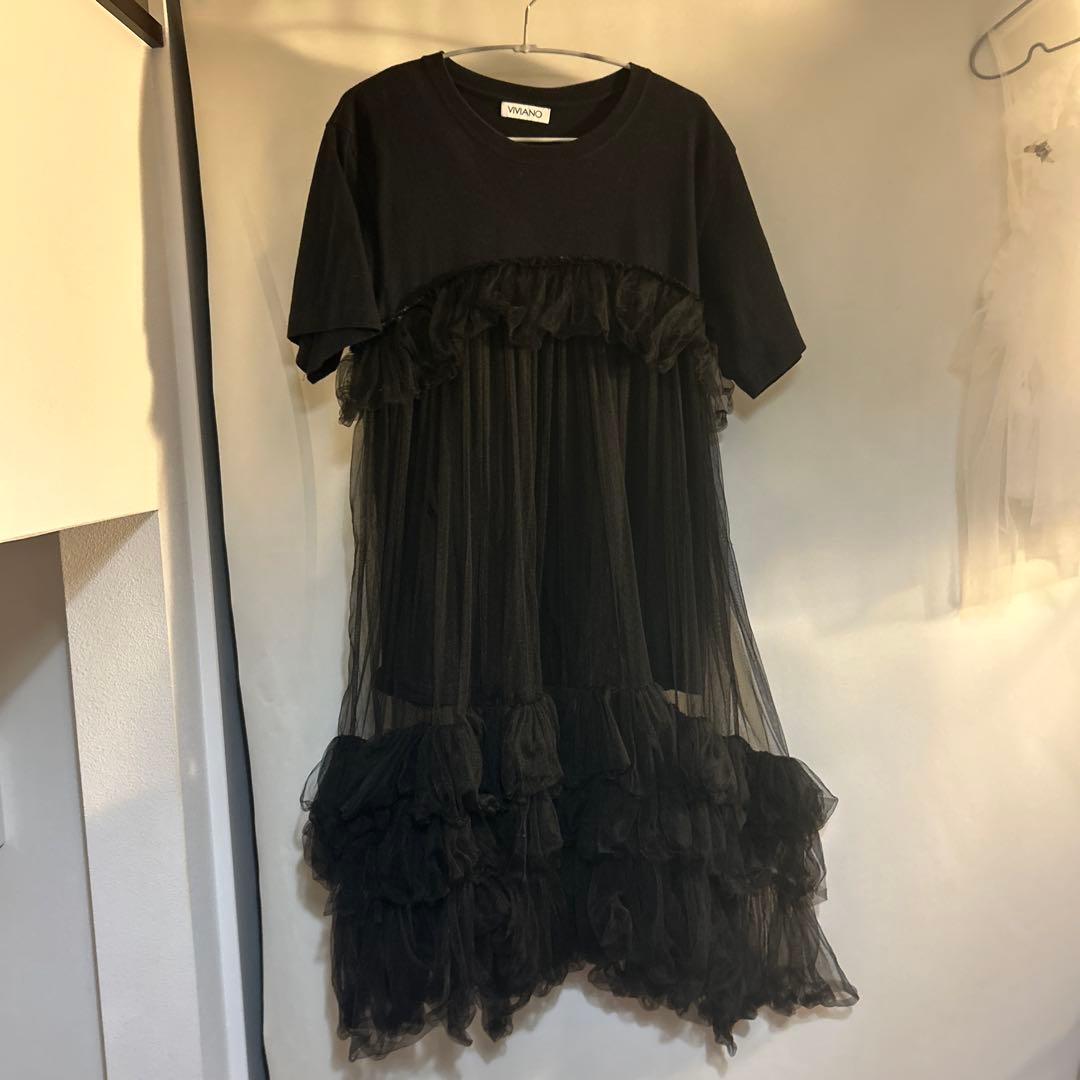 viviano チュールTシャツ