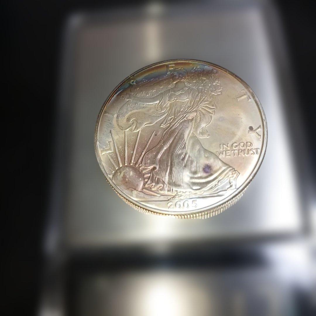 R*a様 アメリカリバティ銀貨2005