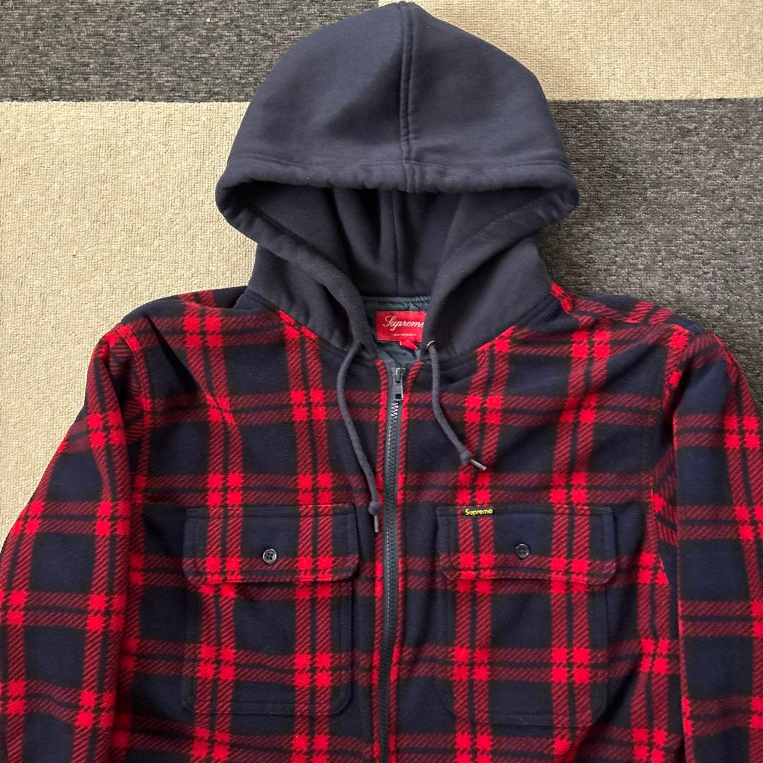 ジャケット・アウター Supreme Tartan Flannel Hooded Shirt