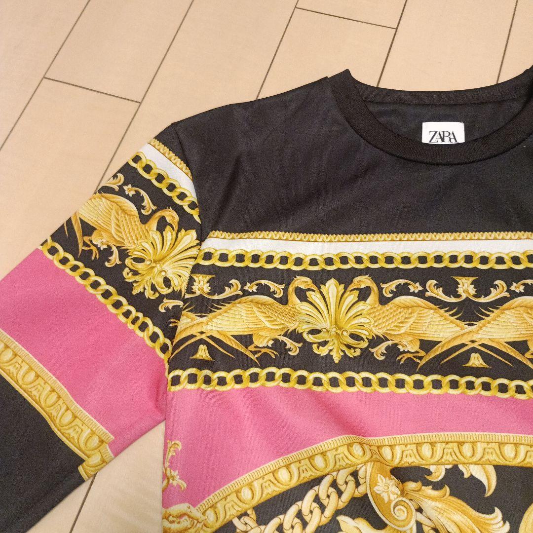 ZARA　総柄　セットアップ　Sサイズ　お兄系　y2k