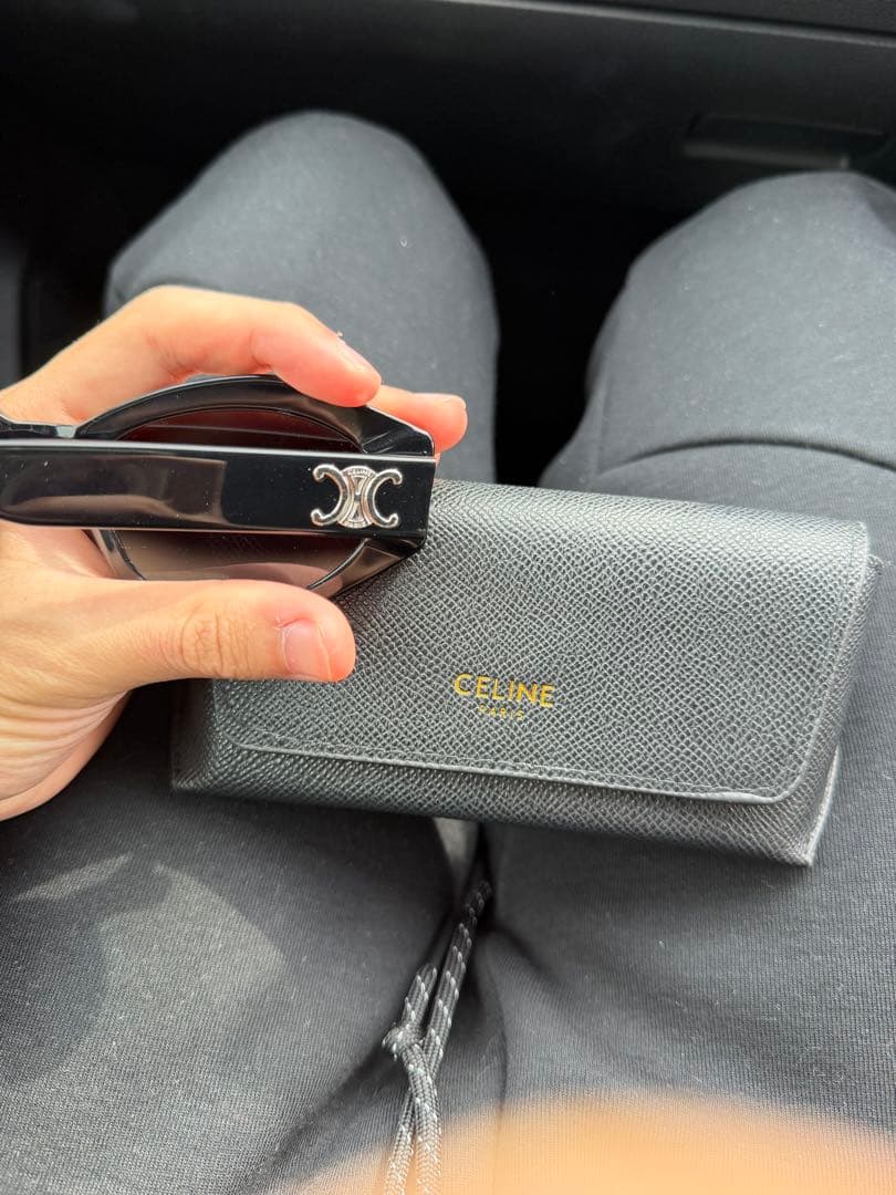 CELINE TRIOMPHE 15 サングラス ブラック ケース付き
