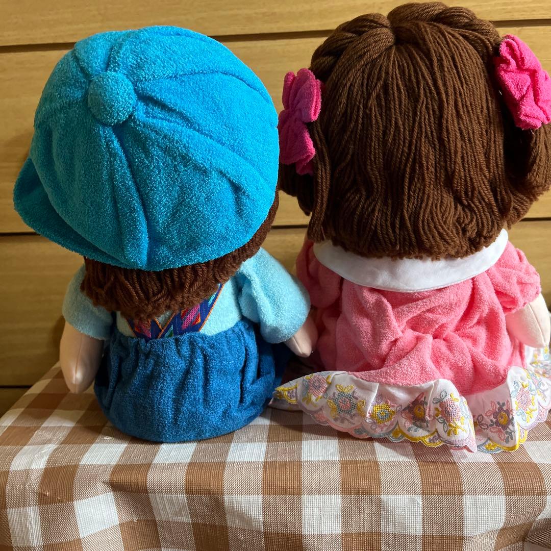 ハンドメイド　人形　男の子と女の子