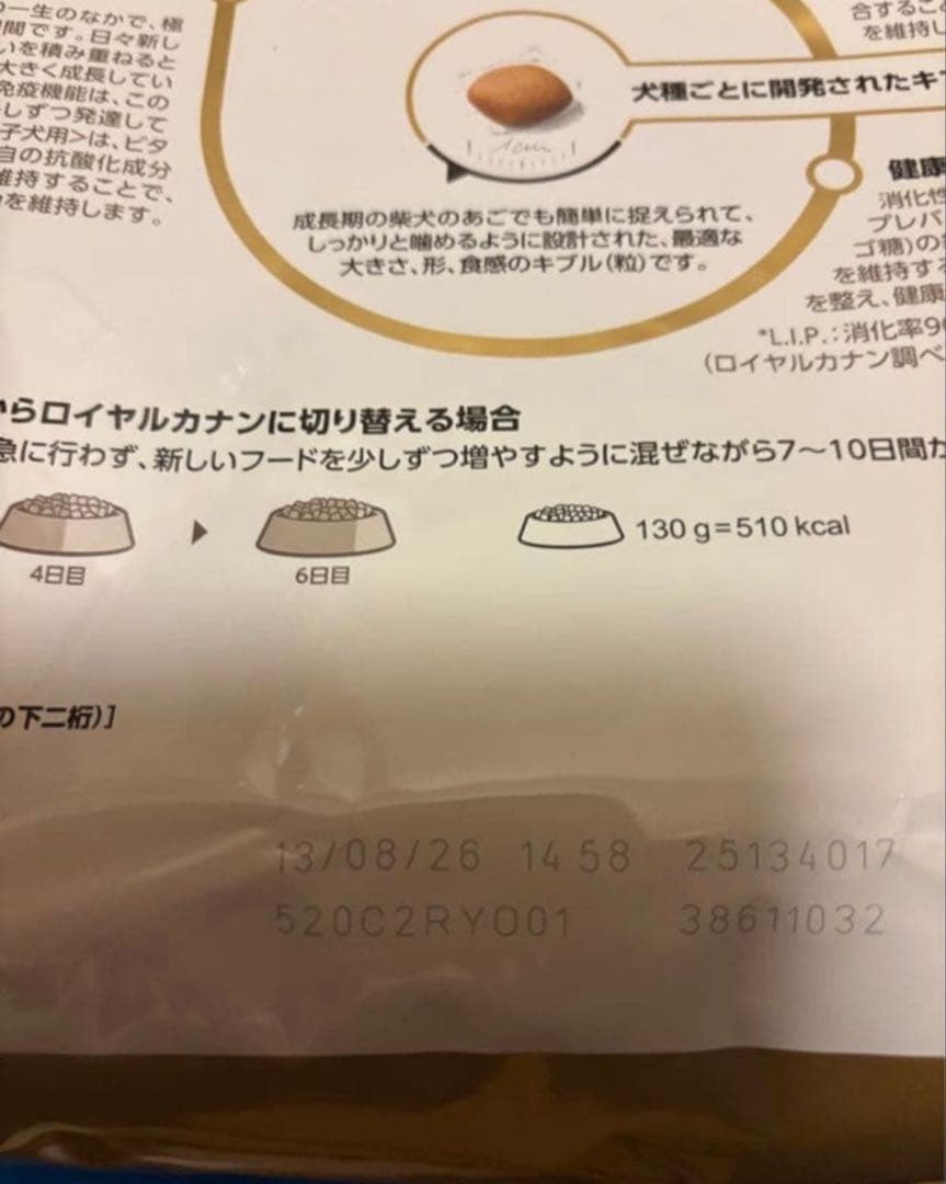  CANIN 柴犬用 子犬用 ドライフード 3kg×2